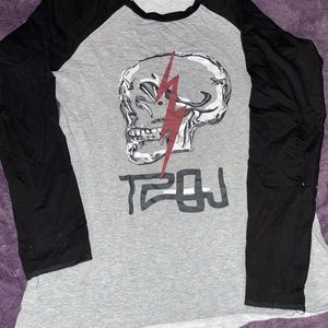 Women Y2k Gothic Oversized Top Grunge Aesthetic Graphic Long Sleeve T Shirts